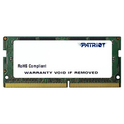 Модуль пам'яті для ноутбука SoDIMM DDR4 16GB 2666 MHz Patriot (PSD416G26662S) (U0354272)