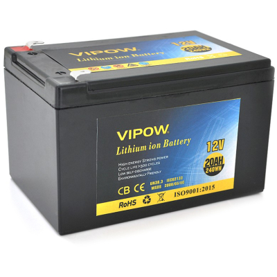Батарея до ДБЖ Vipow 12V — 20Ah Li-ion (VP-12200LI) (U0844060)