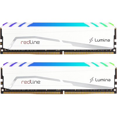 Модуль пам'яті для комп'ютера DDR5 32GB (2x16GB) 6800 MHz Redline RGB White Mushkin (MLB5C680CKKP16GX2) (U0872017)