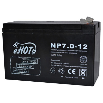 Батарея к ИБП Enot 12В 7 Ач (NP7.0-12) (U0092500)