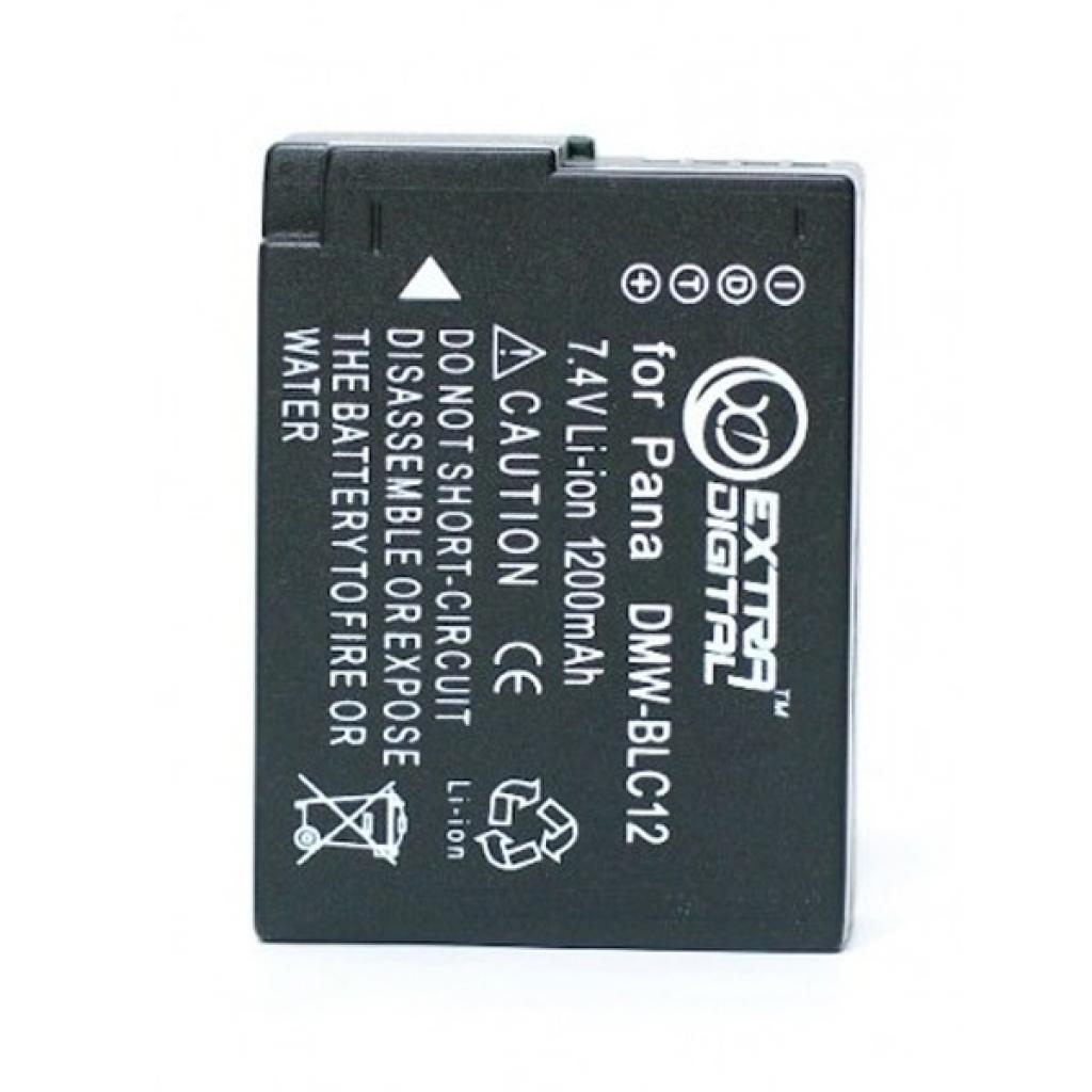 Аккумулятор к фото/видео Extradigital Panasonic DMW-BLC12 (BDP2567) (U0149146)