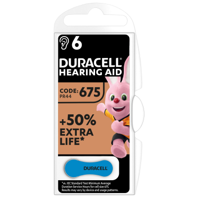 Батарейка Duracell PR44 / 675 * 6 (5004326) (U0409548)
