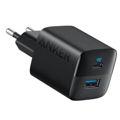 Зарядний пристрій Anker PowerPort 323 — 33W Dual-Port USB-C Black (A2331G11) (U0902872)