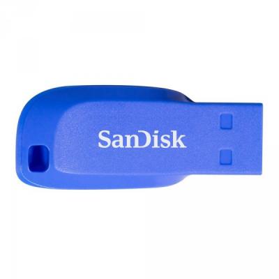 USB флеш накопичувач SanDisk 16GB Cruzer Blade Blue Electric USB 2.0 (SDCZ50C-016G-B35BE) (U0170792)