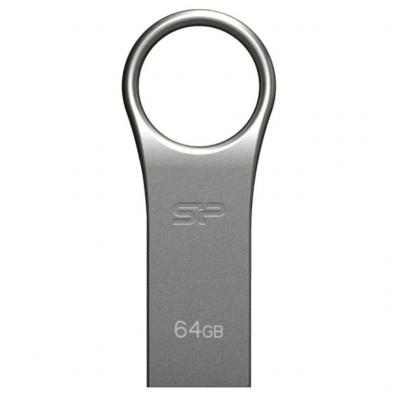 USB флеш накопитель Silicon Power 64GB Firma F80 Silver USB 2.0 (SP064GBUF2F80V1S) (U0105041)