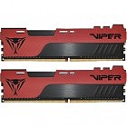 Модуль памяти для компьютера DDR4 32GB (2x16GB) 3200 MHz Viper Elite II Red Patriot (PVE2432G320C8K)