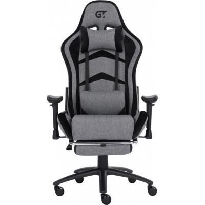 Кресло игровое GT Racer X-2534-F Gray/Black Suede (X-2534-F Fabric Gray/Black Suede) (U0843452)