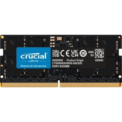 Модуль памяти для ноутбука SoDIMM DDR5 16GB 4800 MHz Micron (CT16G48C40S5) (U0746467)