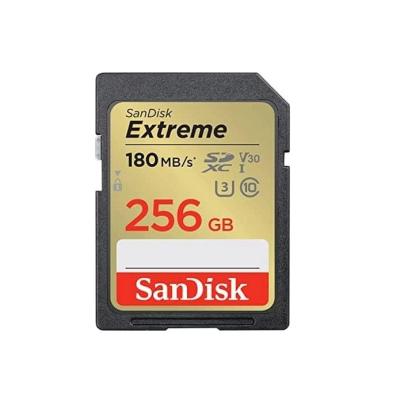 Карта памяти SanDisk 256GB SD class 10 UHS-I Extreme (SDSDXVV-256G-GNCIN) (U0862953)