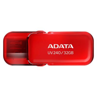 USB флеш накопитель ADATA 32GB UV240 Red USB 2.0 (AUV240-32G-RRD) (U0302985)
