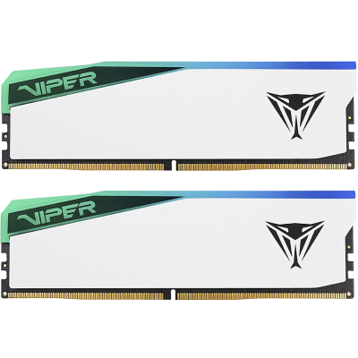 Модуль памяти для компьютера DDR5 32GB (2x16GB) 6200 MHz Viper Elite 5 RGB Patriot (PVER532G62C42KW) (U0883759)