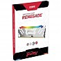 Модуль памяти для компьютера DDR5 64GB (2x32GB) 6000 MHz Renegade RGB White XMP Kingston Fury (ex.HyperX) (KF560C32RWAK2-64) (U0874251)