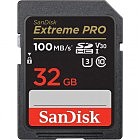 Карта памяти SanDisk 32GB SD class 10 UHS-I U3 V30 Extreme PRO (SDSDXXO-032G-GN4IN)