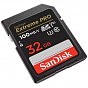 Карта памяти SanDisk 32GB SD class 10 UHS-I U3 V30 Extreme PRO (SDSDXXO-032G-GN4IN) (U0874204)