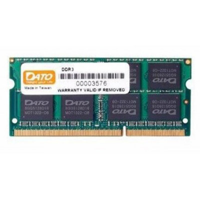 Модуль пам'яті для ноутбука SoDIMM DDR3L 8GB 1600 Mhz Dato (DT8G3DSDLD16) (U0614006)