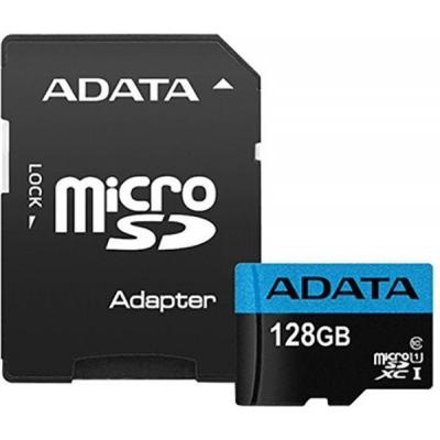 Карта памяти ADATA 128GB microSD class 10 UHS-I A1 Premier (AUSDX128GUICL10A1-RA1) (U0278284)