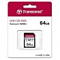 Карта пам'яті Transcend 64GB SDXC class 10 UHS-I U3 V10 (TS64GSDC300S) (U0309095)