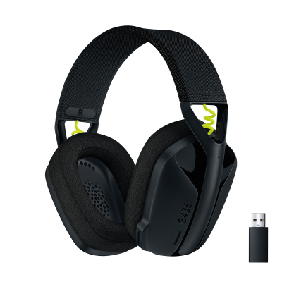 Наушники Logitech G435 Lightspeed Wireless Gaming Headset Black (981-001050) (U0589463)