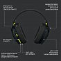 Навушники Logitech G435 Lightspeed Wireless Gaming Headset Black (981-001050) (U0589463)