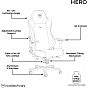 Кресло игровое Noblechairs Hero Fallout Vault Tec Edition (NBL-HRO-PU-FVT) (U0592380)