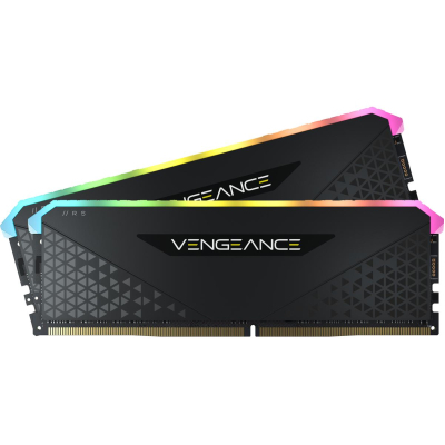 Модуль пам'яті для комп'ютера DDR4 64GB (2x32GB) 3600 MHz Vengeance RGB RS Corsair (CMG64GX4M2D3600C18) (U0821734)