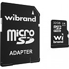 Карта памяти Wibrand 32GB microSD class 10 UHS-I (WICDHU1/32GB-A)