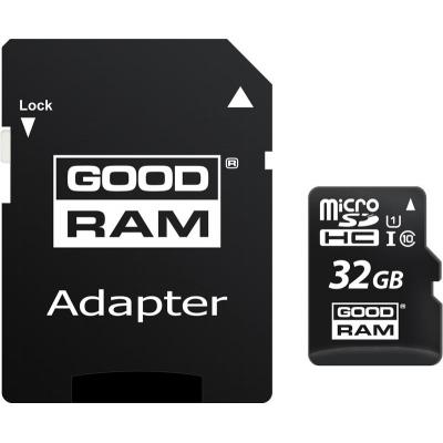 Карта памяти Goodram 32GB microSDHC Class 10 (M1AA-0320R12) (U0341149)