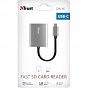 Считыватель флеш-карт Trust Dalyx Fast USB-С Card reader (24136) (U0517206)