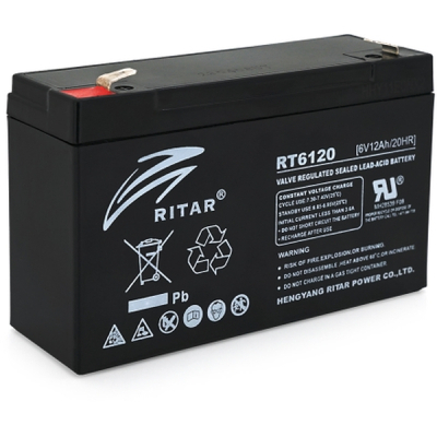 Батарея к ИБП Ritar RT6120A, 6V-12Ah (RT6120) (U0147517)