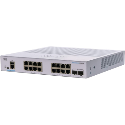 Коммутатор сетевой Cisco CBS250-16T-2G-EU (U0663473)