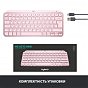 Клавиатура Logitech MX Keys Mini Wireless Illuminated UA Rose (920-010500) (U0736442)