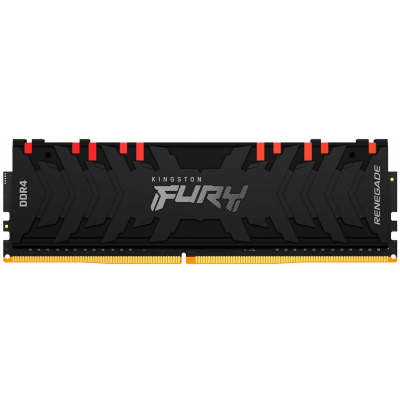 Модуль памяти для компьютера DDR4 8GB 3200 MHz Renegade RGB Kingston Fury (ex.HyperX) (KF432C16RBA/8) (U0559440)