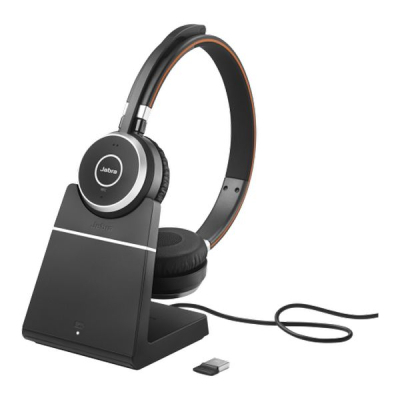 Навушники Jabra Evolve 65 SE Link380a UC Stereo + with charging base (6599-833-499) (U0754978)