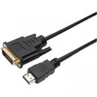 Кабель мультимедийный HDMI to DVI 24+1 1.8m Dynamode (DM-CL-HDMI-DVI-1.8M)