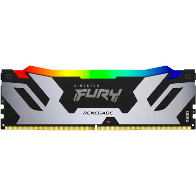 Модуль пам'яті для комп'ютера DDR5 16GB 7600 MHz Renegade RGB XMP Kingston Fury (ex.HyperX) (KF576C38RSA-16) (U0922429)