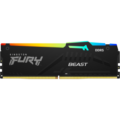 Модуль памяти для компьютера DDR5 16GB 6400 MHz Beast RGB XMP Kingston Fury (ex.HyperX) (KF564C32BBA-16) (U0944155)