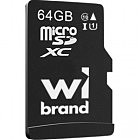 Карта памяти Wibrand 64GB mictoSD class 10 UHS-I (WICDXU1/64GB)