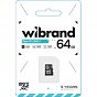 Карта памяти Wibrand 64GB mictoSD class 10 UHS-I (WICDXU1/64GB) (U0933837)