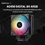 Кулер для процессора Deepcool AG400 DIGITAL BK ARGB (U0921503)