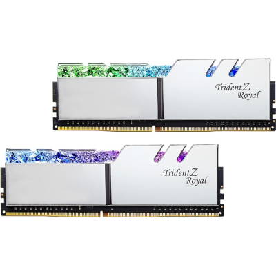 Модуль пам'яті для комп'ютера DDR4 64GB (2x32GB) 3600 MHz TridentZ RGB Royal Silver G.Skill (F4-3600C18D-64GTRS) (U0874190)