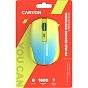 Мишка Canyon MW-44 LED Rechargeable Wireless/Bluetooth Yellow Blue (CNS-CMSW44UA) (U0914013)