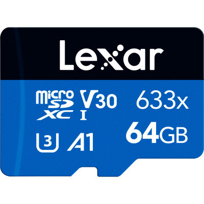 Карта памяти Lexar 64GB microSDXC class 10 UHS-I (LMS0633064G-BNNNG) (U0911666)