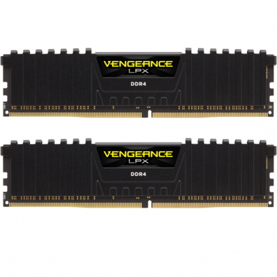 Модуль пам'яті для комп'ютера DDR4 16GB (2x8GB) 3600 MHz Vengeance LPX Black Corsair (CMK16GX4M2Z3600C18) (U0565762)