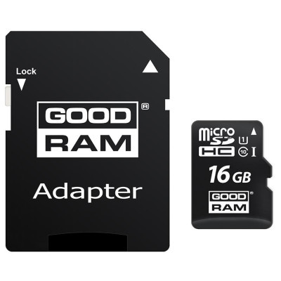 Карта пам'яті Goodram 16GB microSDHC Class 10 (M1AA-0160R12) (U0341414)