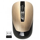 Мышка Defender Wave MM-995 Silent Wireless Gold (52994)