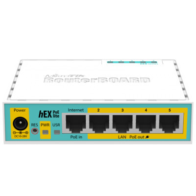 Маршрутизатор Mikrotik hEX PoE lite (RB750UPr2) (U0157304)