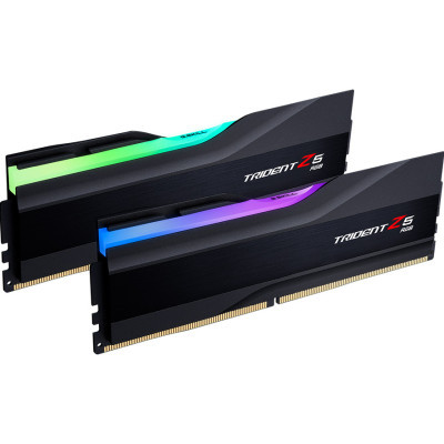 Модуль памяти для компьютера DDR5 64GB (2x32GB) 6000 MHz Trident Z5 RGB G.Skill (F5-6000J3238G32GX2-TZ5RK) (U0788101)