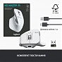 Мышка Logitech MX Master 3S Performance Wireless Mouse Bluetooth Pale Grey (910-006560) (U0648508)