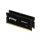 Модуль памяти для ноутбука SoDIMM DDR5 16GB (2x8GB) 4800 MHz FURY Impact Kingston Fury (ex.HyperX) (KF548S38IBK2-16)