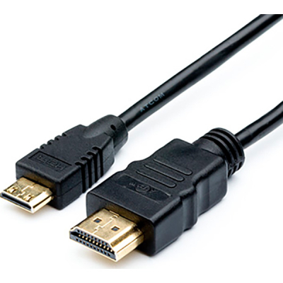 Кабель мультимедийный HDMI A to HDMI C (mini), 1.0m Atcom (11501) (U0956135)